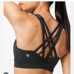 Lululemon Black Free to Be Elevated Bra Size 12